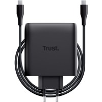 CARGADOR TRUSTGA MAXO 100W 2C BK CARGADOR TRUSTGA MAXO 100W 2C BK