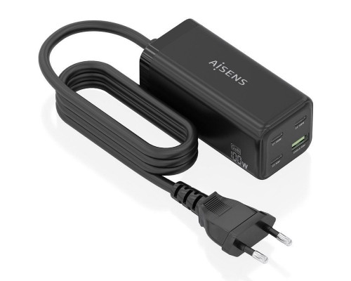 CARGADOR AISENS ASCH-100W4P054-BK