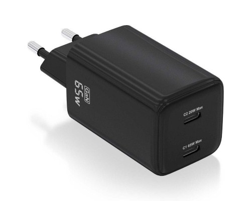 CARGADOR AISENS ASCH-65W2P040-BK CARGADOR AISENS ASCH-65W2P040-BK