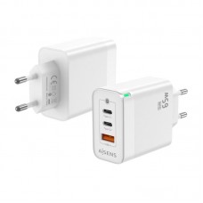 CARGADOR AISENS ASCH-65W3P007-W CARGADOR AISENS ASCH-65W3P007-W