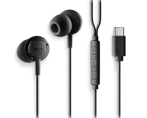 AURICULARES NGS CROSS STEP BK