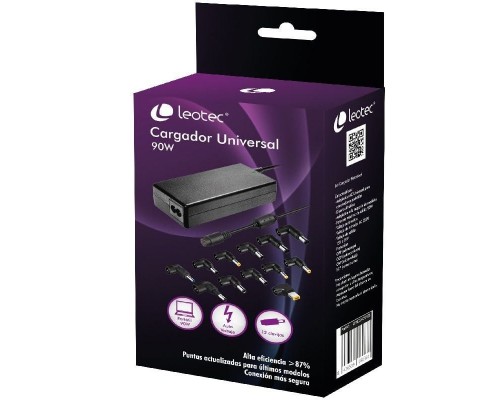 CARGADOR LEOTEC HOME 90W UNIV