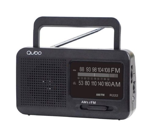 RADIO QUBO R-222 BK RADIO QUBO R-222 BK