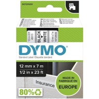 CINTA ROTULADORA DYMO D1 12X7 NEGRO-BLAN CINTA ROTULADORA DYMO D1 12X7 NEGRO-BLAN