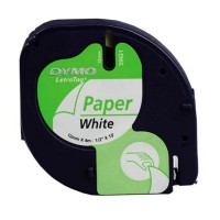 CINTA ROTULADORA DYMO LET 12X4 PAPEL BLA CINTA ROTULADORA DYMO LET 12X4 PAPEL BLA