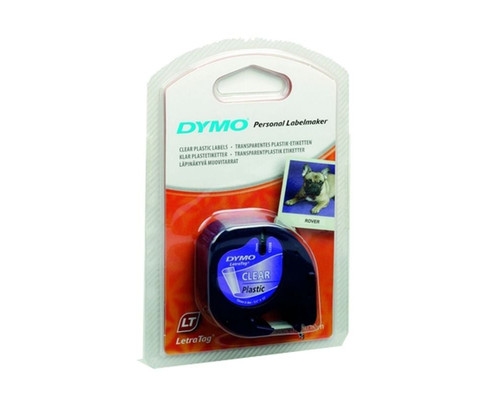 CINTA ROTULADORA DYMO LET 12X4 NEGRO-TRA CINTA ROTULADORA DYMO LET 12X4 NEGRO-TRA