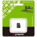 MEMORIA KINGSTON-MICROSD SDCS3 64GBSP