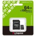 MEMORIA KINGSTON-MICROSD SDCS3 64GB