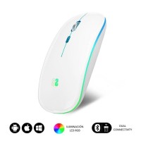 SUB-MOU LED DUAL FLAT WH